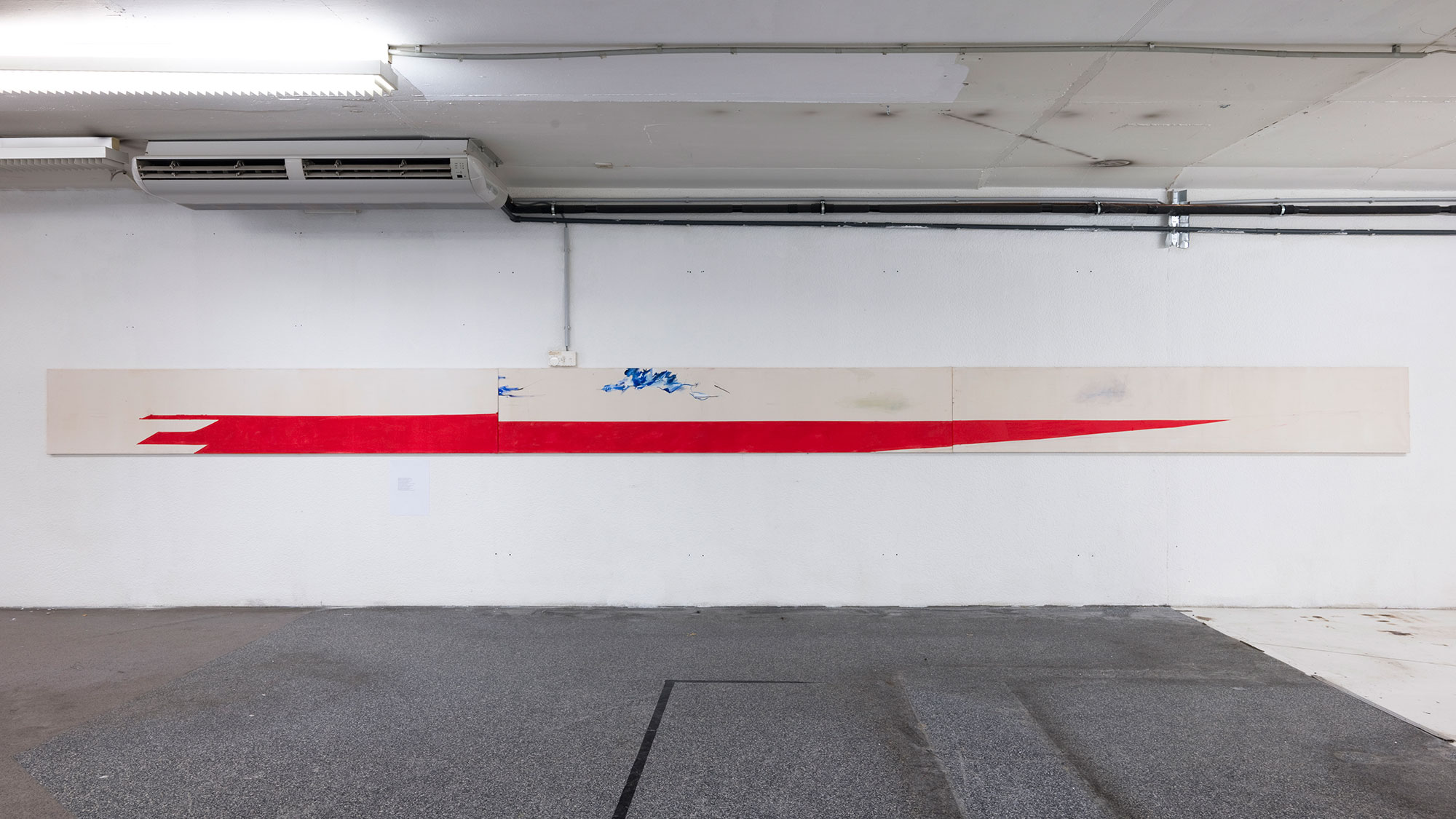 in meiner halbmondigen hand, installation view