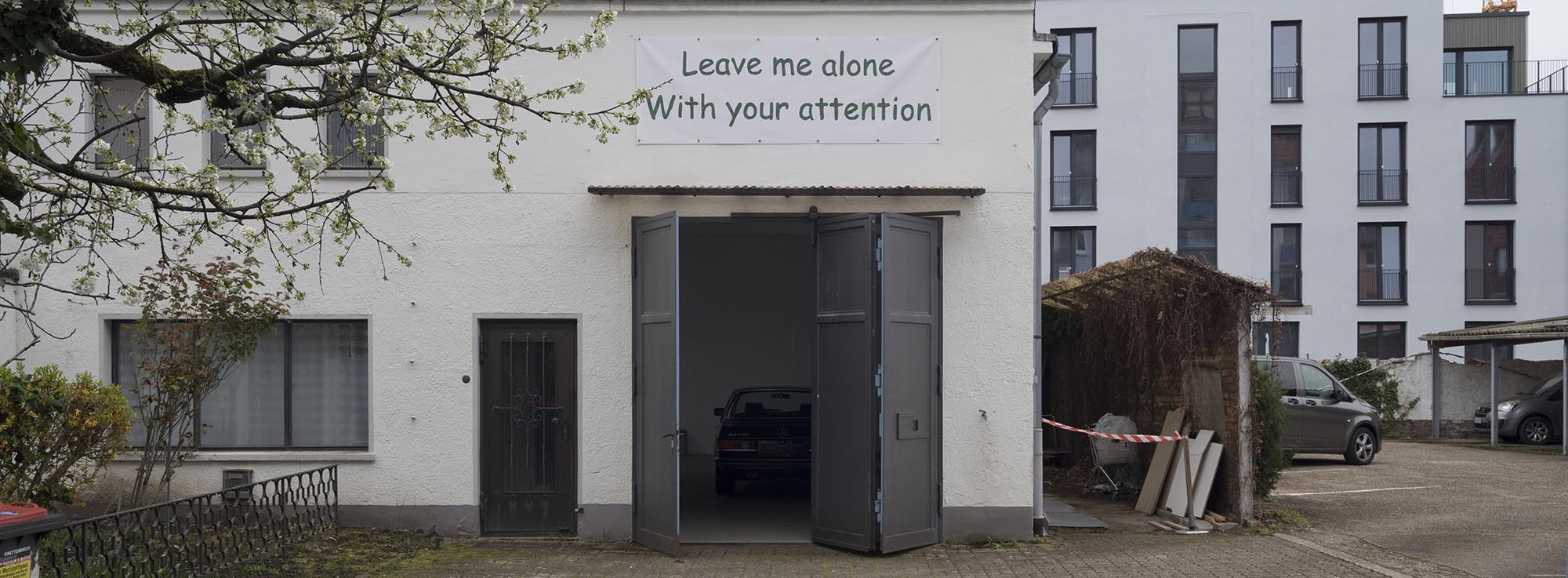 Leave me alone With your attention - Alex Winterstein - Fondation Tschuess