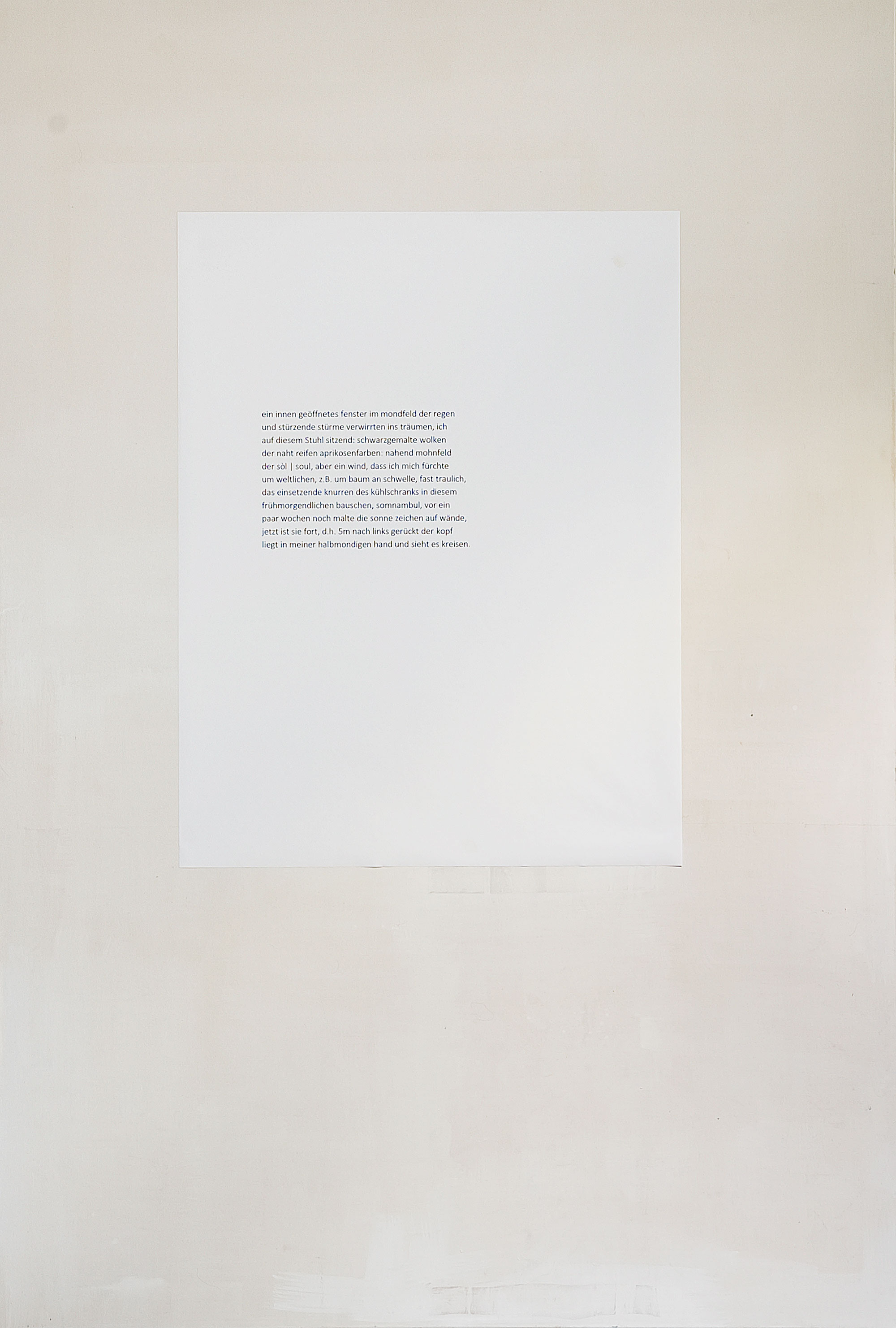 Anne Korth & Hazel Meggie Zander, in meiner halbmondigen hand – Fondation Tschuess