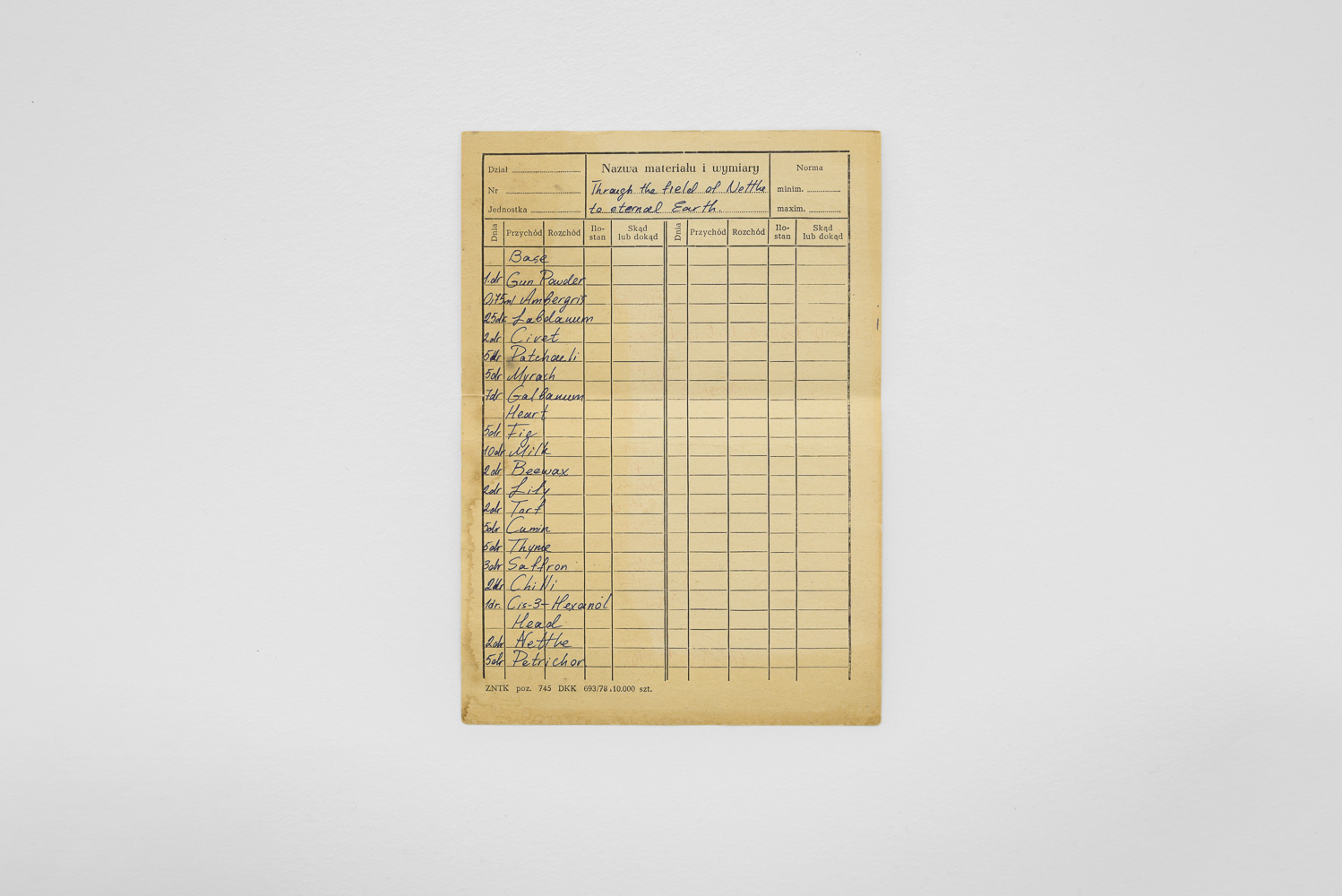 Gvantsa Jgushia, Telkemi Formula – Works on water, Fondation Tschuess