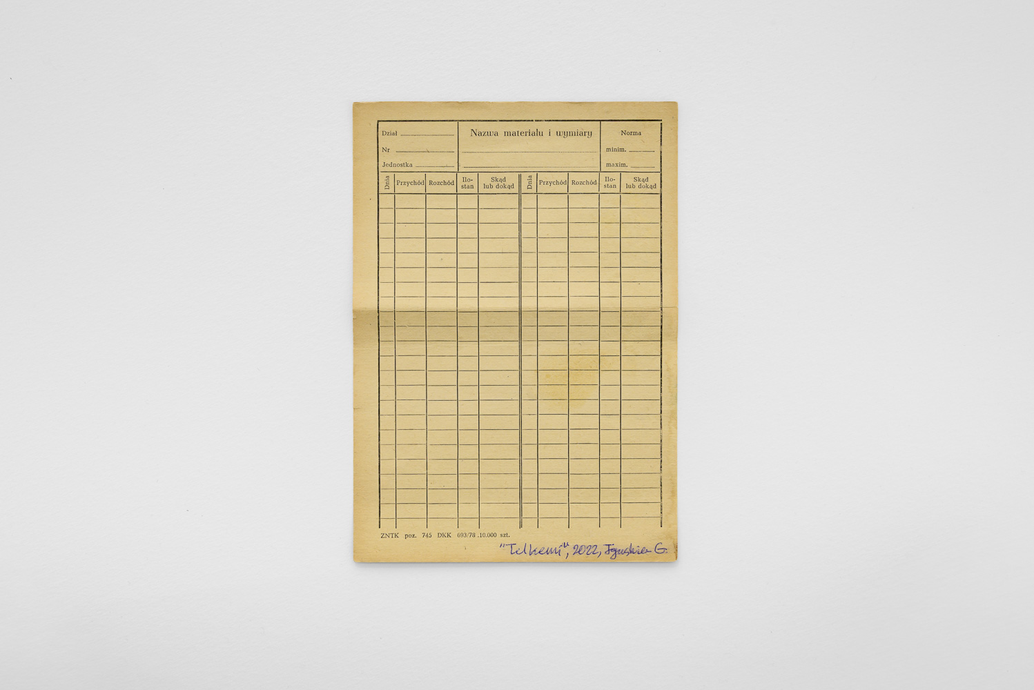 Gvantsa Jgushia, Telkemi Formula – Works on water, Fondation Tschuess